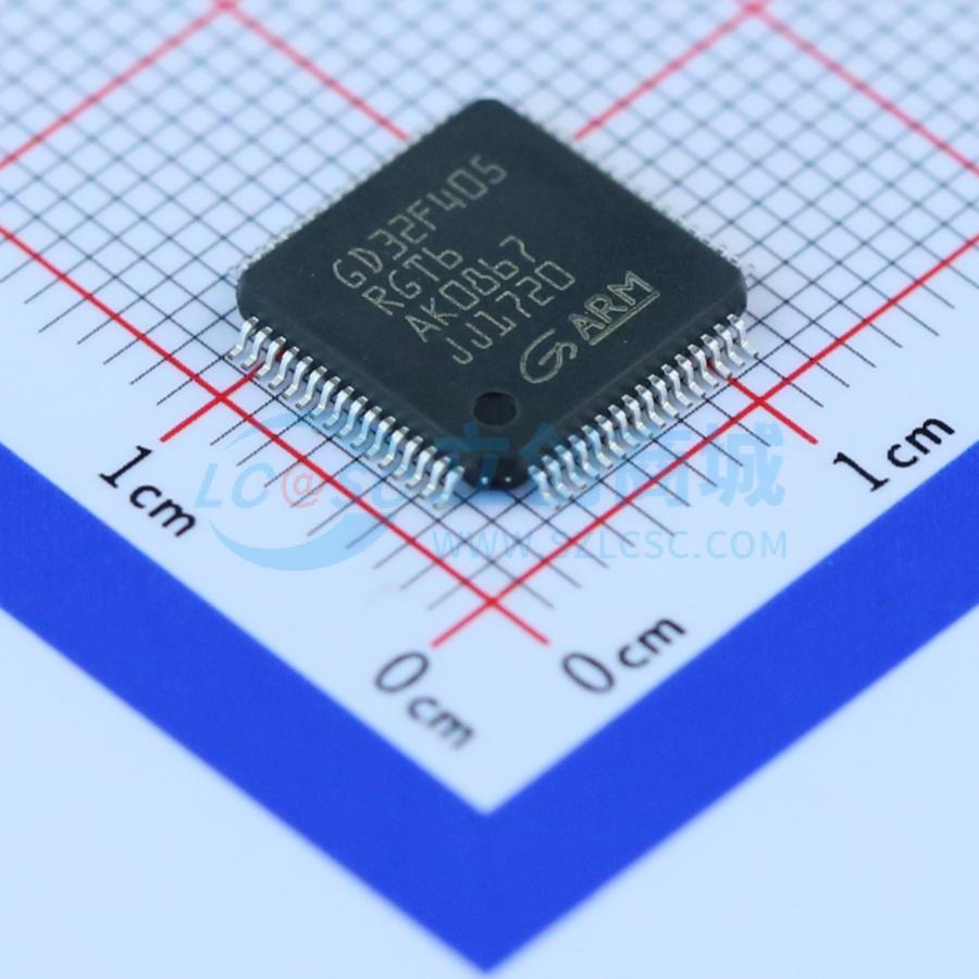 全新正品GD32F405RGT6 LQFP-64(10x10) 单片机(MCU/MPU/SOC)可开