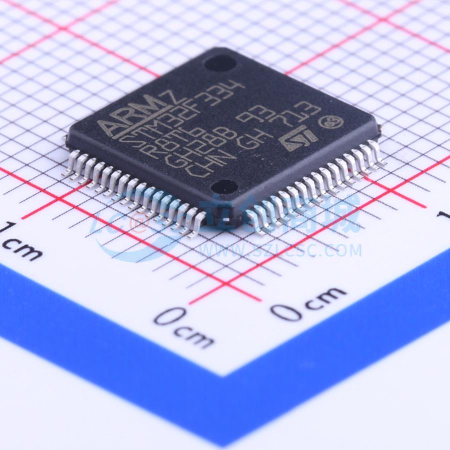 全新正品STM32F334R8T6 LQFP-64(10x10) 单片机(MCU/MPU/SOC)可开
