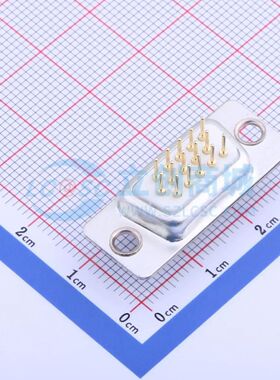 GHDP15F-180 直插插件 D-Sub/VGA连接器 15P 母座可开票