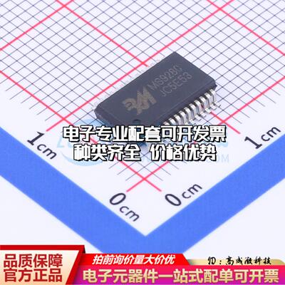 全新正品MS9280 SSOP-28-208mil 模数转换芯片ADC质量保证