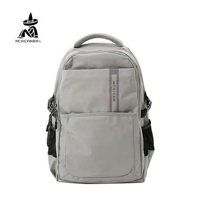 Mcxican稻草人女双肩包布包2026春新款大容量休闲通勤旅行背包