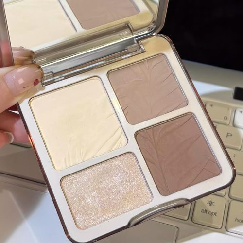 橘朵高光修容一体盘鼻影阴影