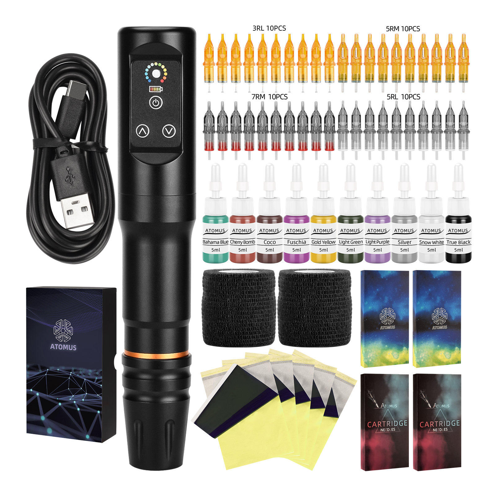 多色炫彩空心杯无线电源笔一体机套装WSTZ0993_01