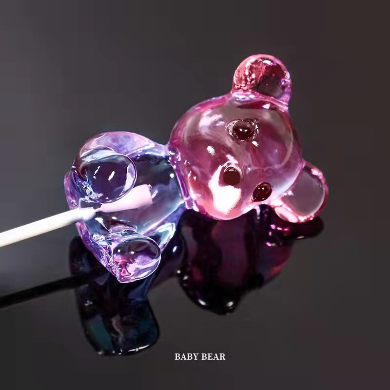 抱抱熊水晶星空棒棒糖高颜值糖果网红零食礼盒送女友节日礼物礼品