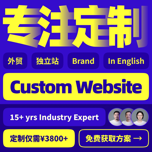 网页设计Website Dev官网外贸网站建设WordPress独立站搭建定制