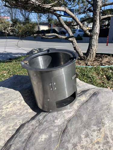 加厚柴火木炭火炉围炉煮茶取暖烧烤煮饭户外多功能家用野炊烧柴