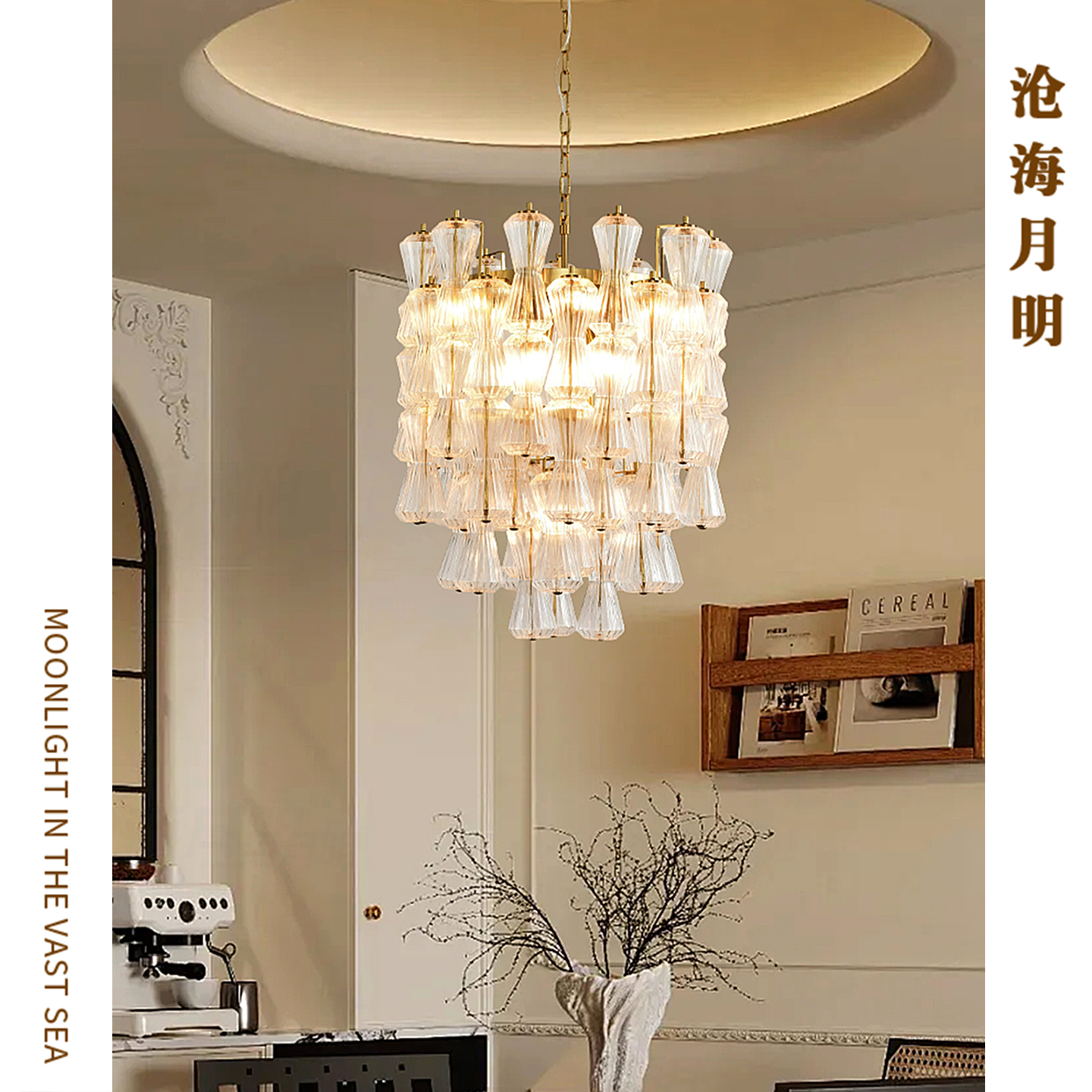 法式吊灯复古轻奢客厅餐厅卧室灯