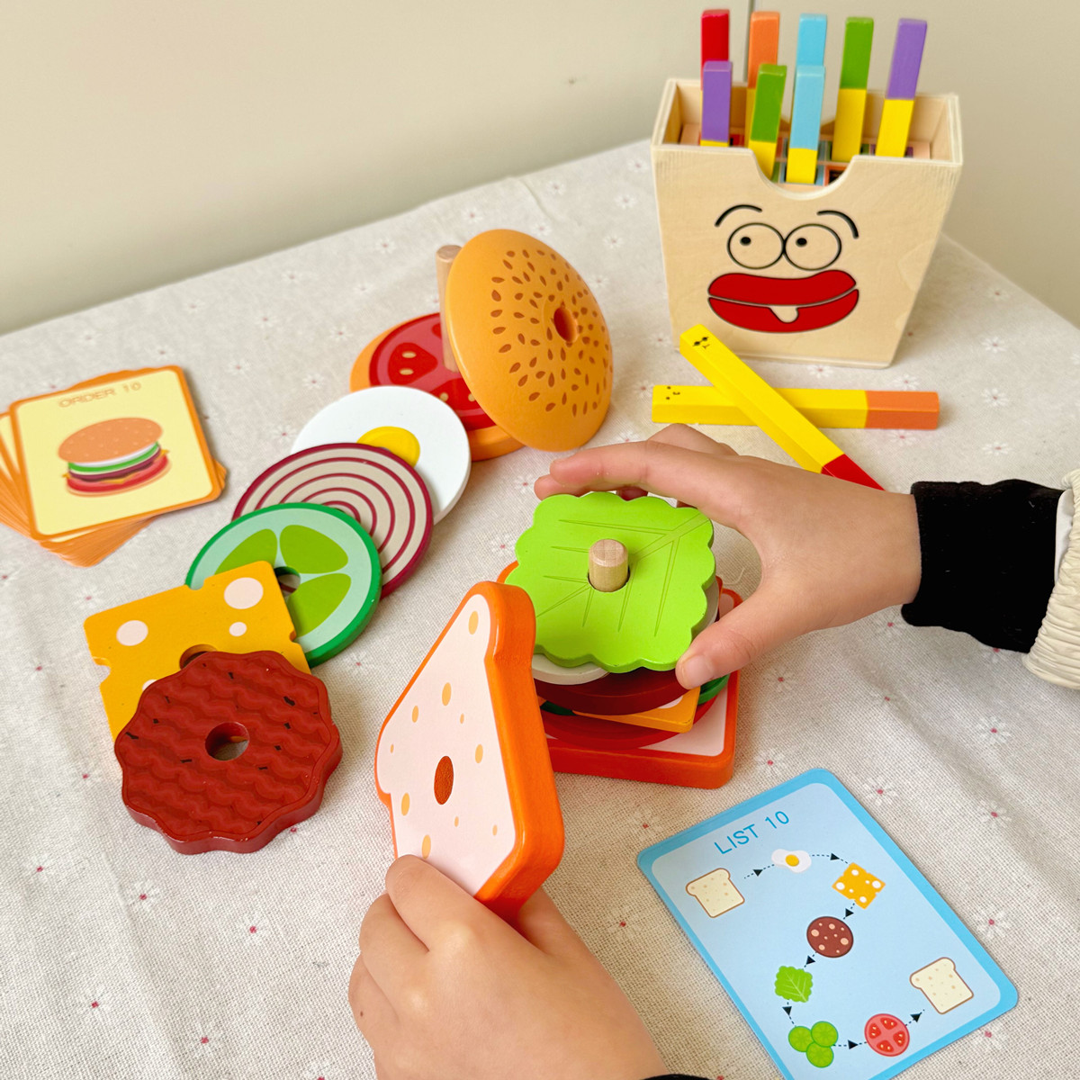 儿童过家家拼装配对玩具3-6岁