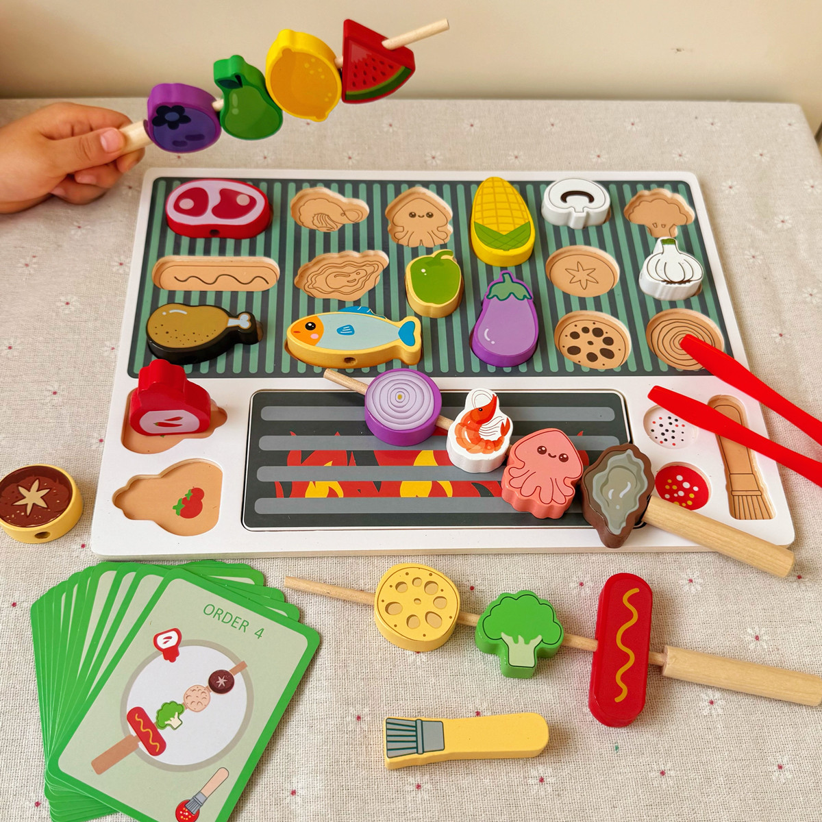 仿真汉堡过家家玩具幼儿园早教