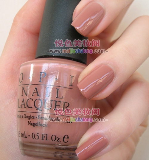快干持久opi指甲油 仙女少女心 赤脚在巴塞罗那 e41  显白不可剥