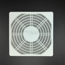 8025轴流风扇防尘罩 机柜风机防尘网 过滤网 80三合一网罩白色