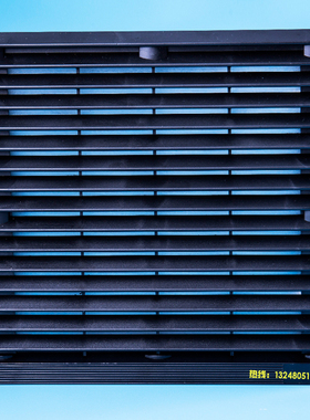 15050轴流散热风扇 黑色防尘过滤网罩 配电柜百叶窗 ZL-804通风窗