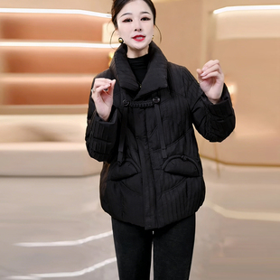 妈妈装 棉衣短款 棉袄加厚保暖外套 冬季 超好看羽绒棉服女士2026新款