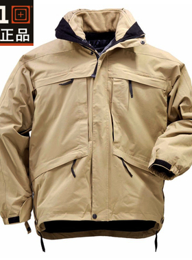 正品5.11三合一Aggressor擒敌战术外套48032大衣511保暖防风夹克