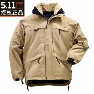 正品5.11三合一Aggressor擒敌战术外套48032大衣511保暖防风夹克