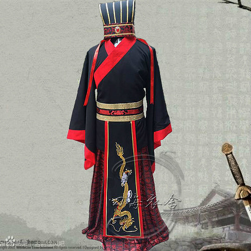 古装汉服男古代战国秦汉朝三国唐朝天子太子王爷大臣臣子服装