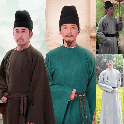 唐朝诗人李白杜甫韩愈柳宗元服装