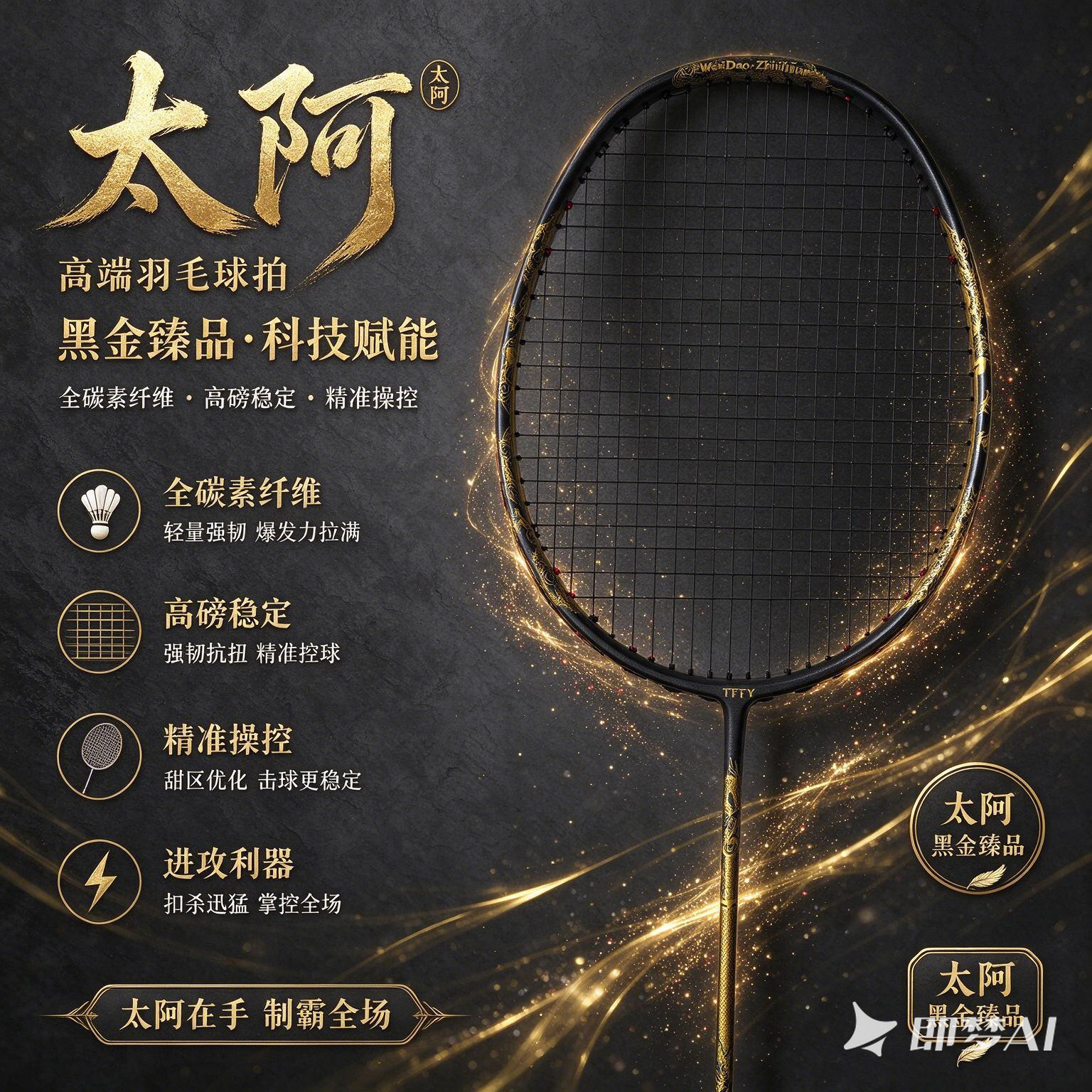 超轻碳纤维羽毛球拍全碳素一体耐打高磅专业训练拍比赛用拍