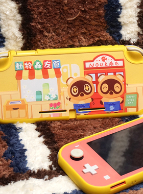 原创任天堂switchlite保护壳豆狸动森NS保护套switch透明软壳硬壳