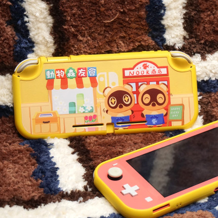 原创任天堂switchlite保护壳豆狸动森NS保护套switch透明软壳硬壳