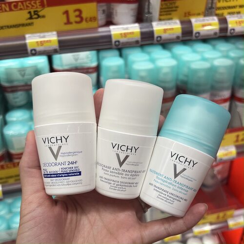 VICHY止汗露50ml腋下除味滚珠