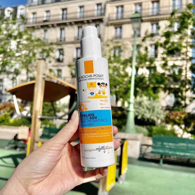 新版法国理肤泉儿童防晒乳喷雾200ml 特护清爽温和防水防汗SPF50