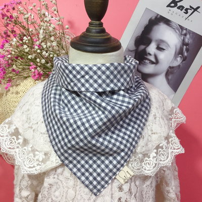 高品质秋款格子4件包邮三角巾