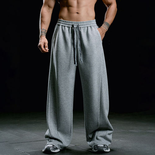 肌肉狗美式宽松休闲休闲健身裤男