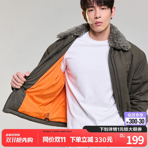 肌肉狗舒适亲肤潮牌新品棉服外套