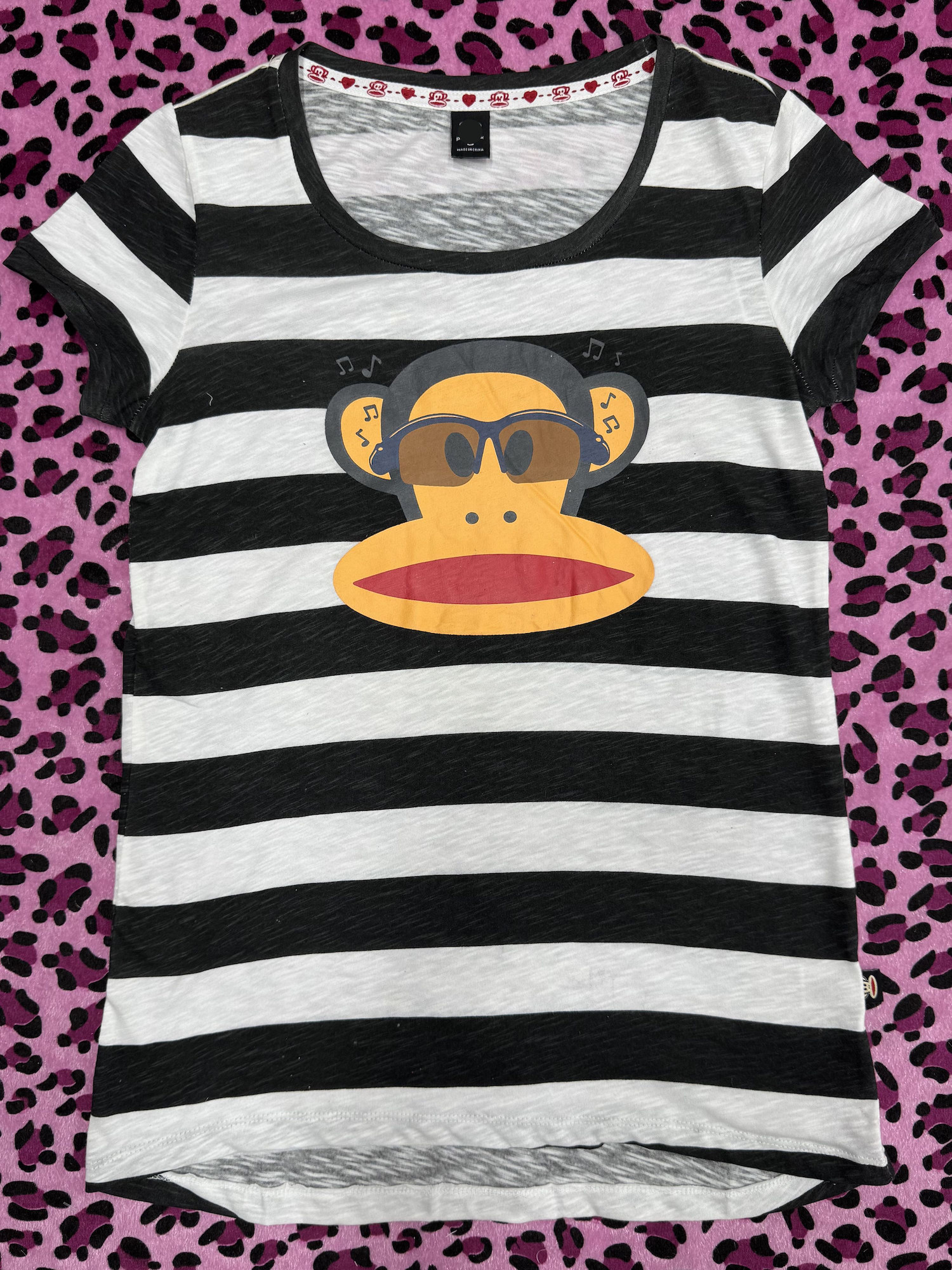 Hidden Gem Alert! Fun Cartoon Striped Cotton Tee – Taobao Surplus Find - Product image 2