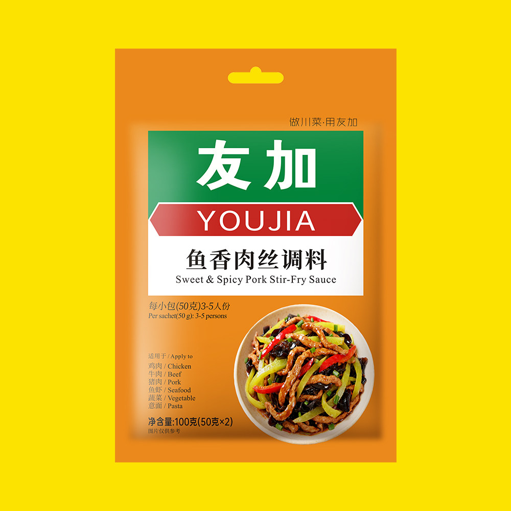 友加鱼香肉丝调料100g四川鱼香茄子调味料包宫保鸡丁宫保虾球酱汁