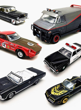 GreenLight 绿光 1/64通用/庞蒂亚克/普利茅斯/凯迪拉克合金车