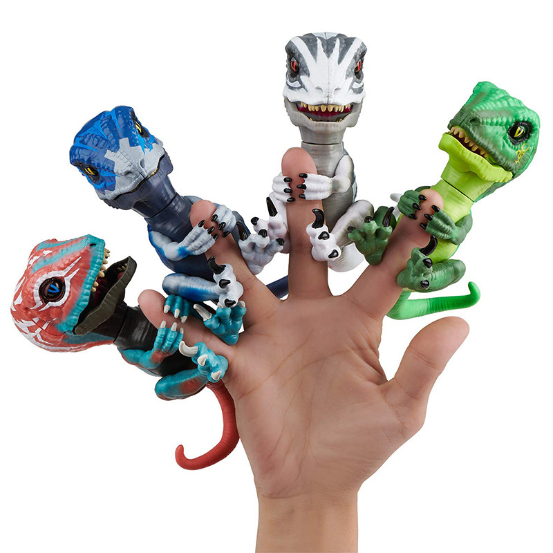 wowwee新潮手指玩具创意智能感应恐龙玩具猴子指尖安抚音乐玩偶