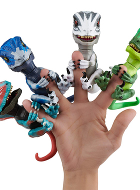 WowWee新潮手指玩具创意智能感应恐龙玩具猴子指尖安抚音乐玩偶