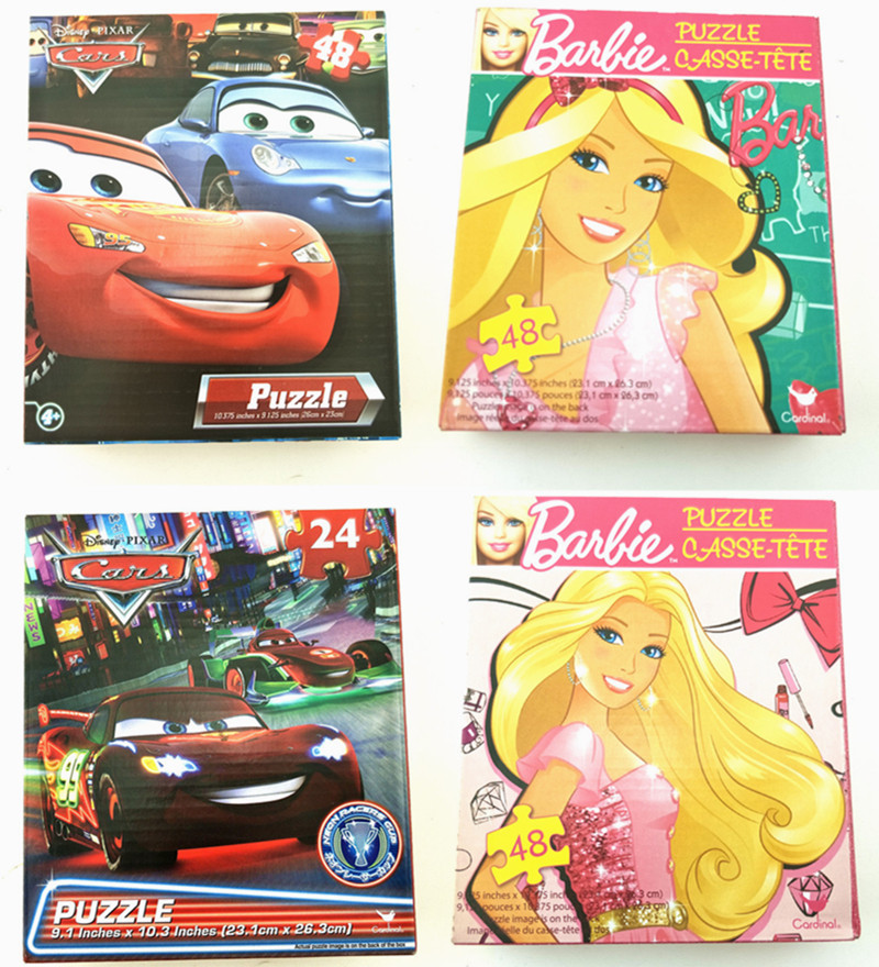迪士尼出品汽车总动员拼图早教益智芭比公主拼图48片创意手工玩具在类目 玩具/童车/益智/积木/模型, 串珠/拼图/配对/拆装/敲打玩具, 拼图/拼板中 - 来自Buy2taobao.com提供专业的淘宝代购服务