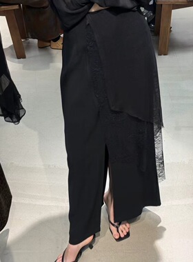 老阿姨studio-25秋季设计师裙型有设计感很显瘦黑色半裙