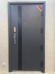 汇垚甲级进户入户防盗门安全门拼接铝板大见光叶片锁芯氟碳