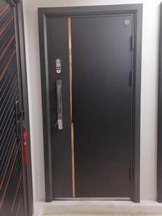 凡帝隆小金条甲级防盗安全门轻奢家用定制子母智能密码指纹锁进入