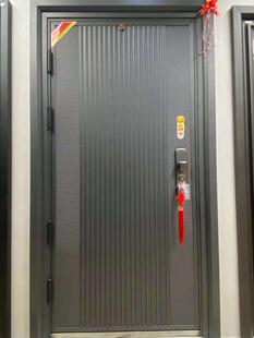 汇垚甲级进户入户防盗门安全门仿真铜双色锌钛合金四个铰链