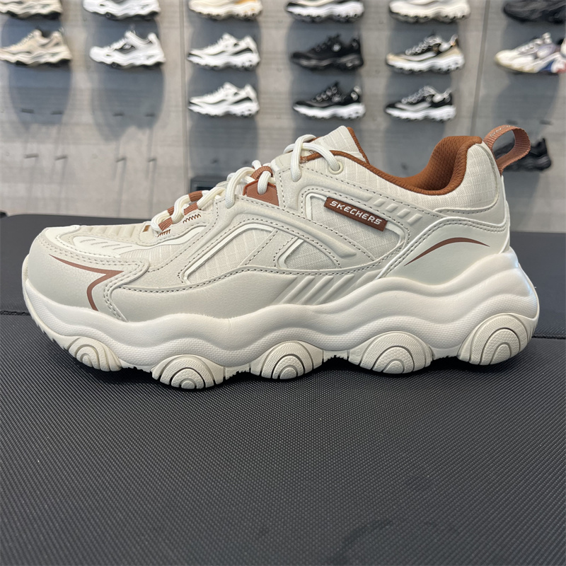 Skecher斯凯奇男女鞋新款啵啵熊厚底休闲老爹鞋896265 894264-封面