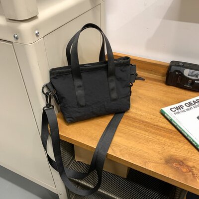 帝柏手机包包可爱小巧迷你手提斜挎包帆布包工装日系tote小包单肩