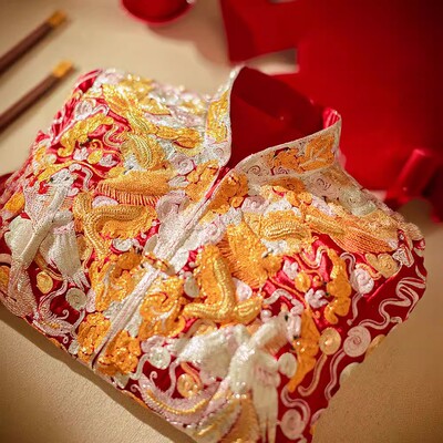 倾城新娘龙凤褂秀禾服显瘦薄款