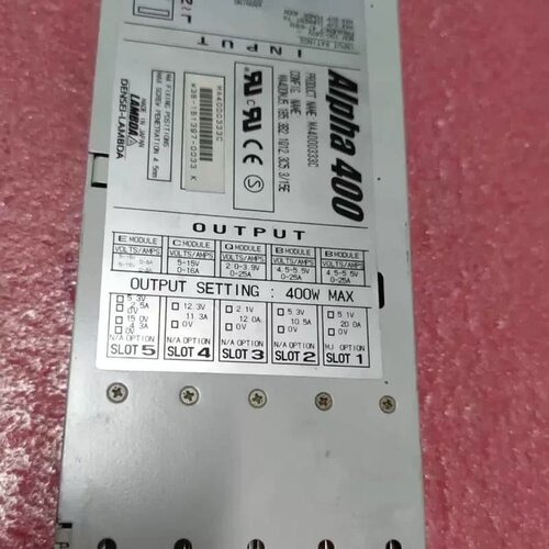 LAMBDA Alpha 400电源模組 MA4000333