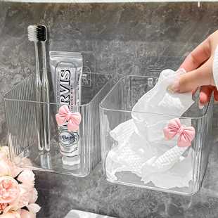 卫生间牙刷牙膏梳子置物架废弃洗脸巾收纳盒厕所洗漱台的各种神器