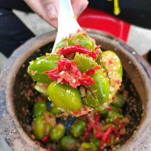 新鲜茂名高州特产黄榄现舂橄榄孕妇零食开胃解油腻茂名特色菜酸辣