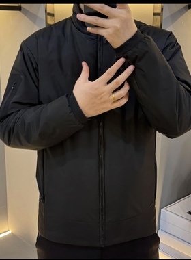 冬季爆款户外鸟同款去标净版男士商务休闲保暖大棉棉服25358