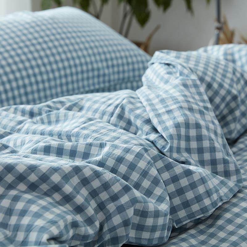 新疆包邮一缕阳光纯棉水洗棉被套单件学生200X230单双人秋冬素色