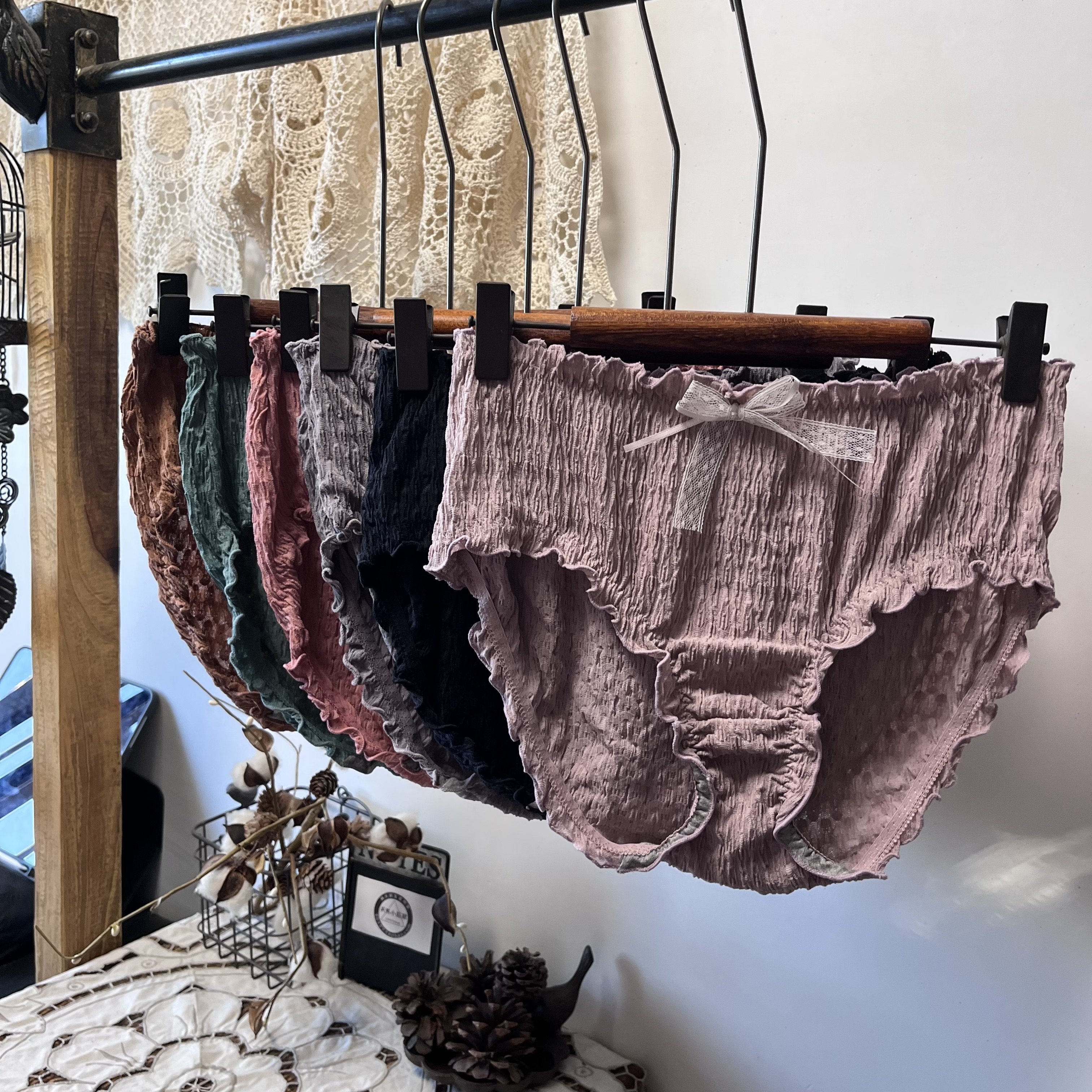 大码甜美可爱女生三角内裤130-220斤蝴蝶结面包裤头2尺3-4尺2