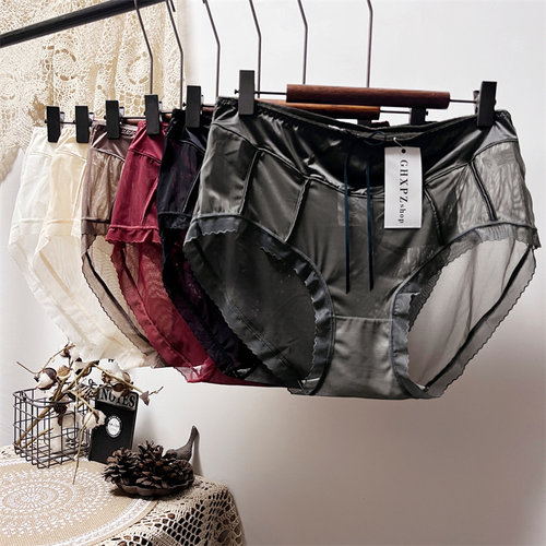 店主自留高腰网纱性感大码裤头