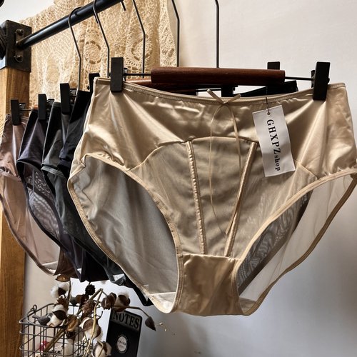 法式设计大码薄裤头女舒适性感